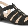 Kvinder B&CO | B&Co Damesandal Med Hael Sort 4213102610