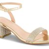 Kvinder B&CO | B&Co Damesandal Med Hael Guld 4213500301