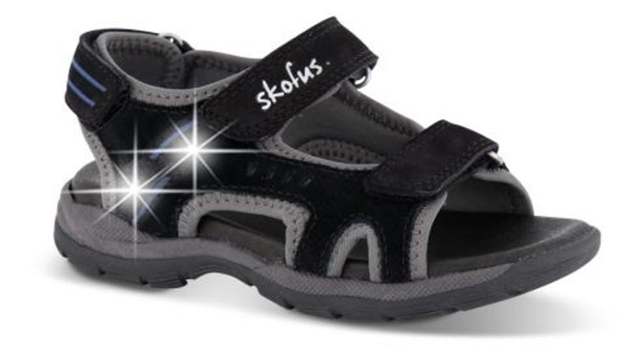 Born Skofus | Skofus Bornesandal Sort