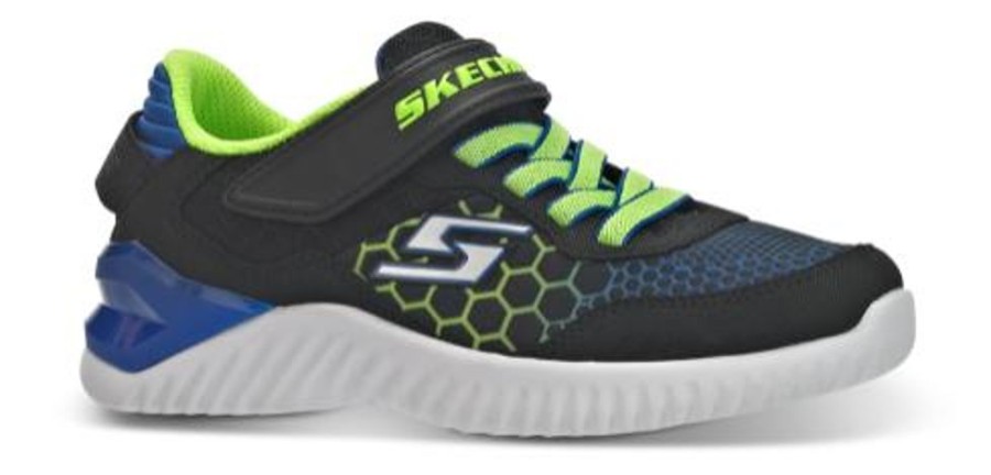 Born Skechers | Skechers Bornesneaker Bla/Lime 97757L