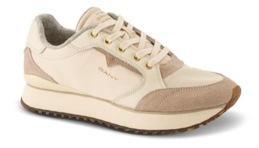 Kvinder Gant | Gant Damesko Med Snore Beige 25533331