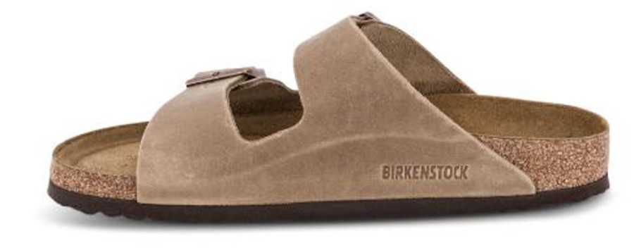 Kvinder Birkenstock | Birkenstock Arizona Med Blod Fodseng Brun 552813 Narrow