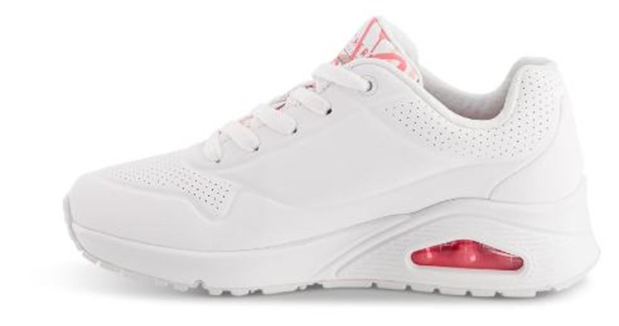 Kvinder Skechers | Skechers Sneaker Hvid 155507