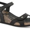 Kvinder Panama Jack | Panama Jack Damesandal Med Hael Sort Julia Basics B1