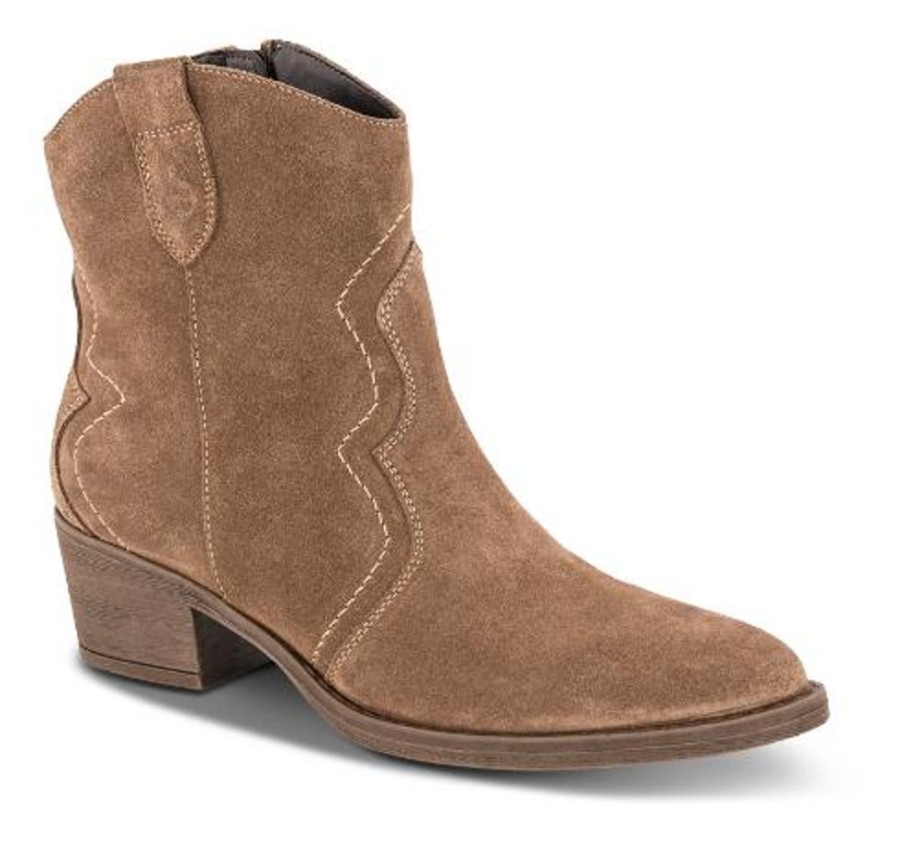 Kvinder Tamaris | Tamaris Cowboy Boot Brun 1-25702-41