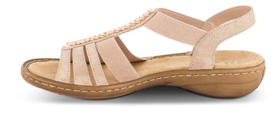 Kvinder Rieker | Rieker Damesandal Rosa 60852-31