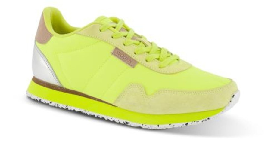 Kvinder Woden | Woden Wonder Sneaker Staerk Gul Wl159