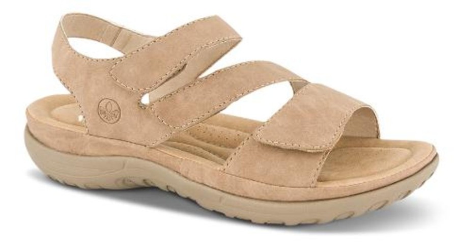 Kvinder Rieker | Rieker Damesandal Beige 64872-62