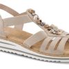 Kvinder Rieker | Rieker Damesandal Beige V0649-62