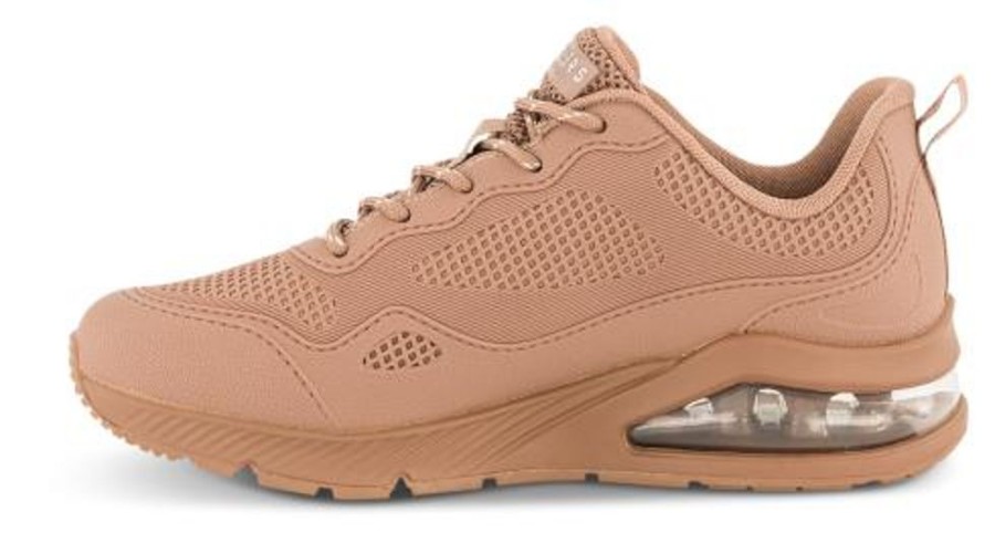 Kvinder Skechers | Skechers Sneaker Brun 177140