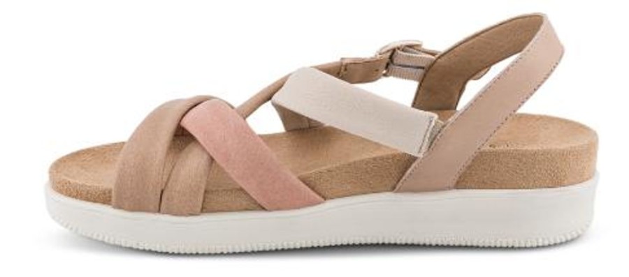 Kvinder Nordic Softness | Nordic Softness Damesandal Beige 4224160383