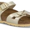 Born Birkenstock | Birkenstock Bornesandal Guld Rio Kids 1014829