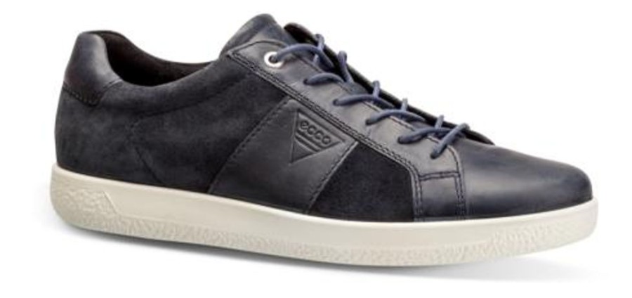 Maend ECCO | Ecco Herresneaker Bla 400634 Soft 1 Me