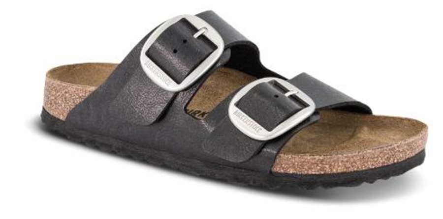 Kvinder Birkenstock | Birkenstock Arizona Big Buckle Sort 1027413 Narrow