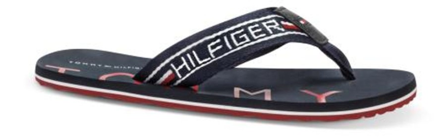 Maend Tommy Hilfiger | Tommy Hilfiger Badesandal Navy Fm0Fm02075