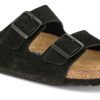 Kvinder Birkenstock | Birkenstock Arizona Med Blod Fodseng Sort 951323