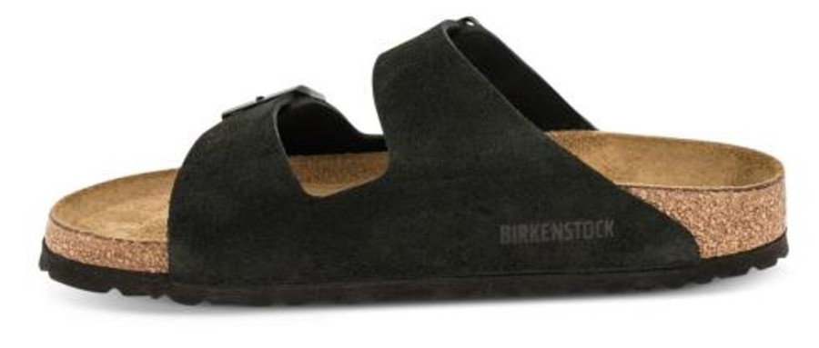 Kvinder Birkenstock | Birkenstock Arizona Med Blod Fodseng Sort 951323