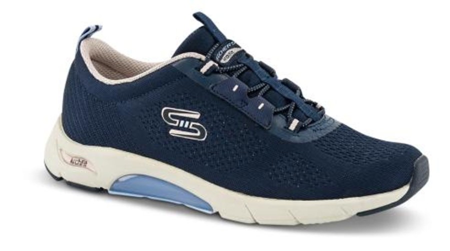 Kvinder Skechers | Skechers Sneaker Bla 104254