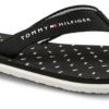 Kvinder Tommy Hilfiger | Tommy Hilfiger Pool Slides Unisex Sort Fw0Fw06429Bds