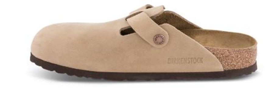 Maend Birkenstock | Birkenstock Boston Med Narrow Original Fodseng Oil-Laeder Tabocco